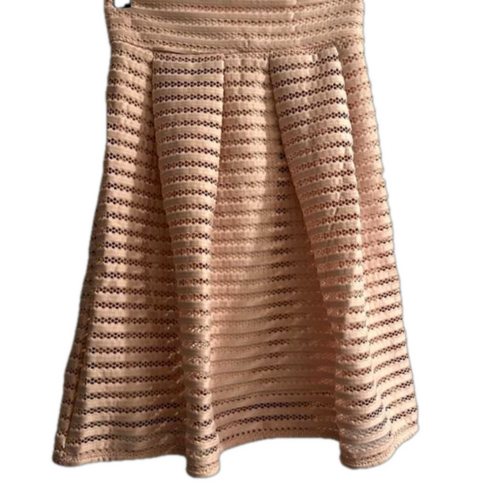 Red Lolly pink pleat eyelet skirt